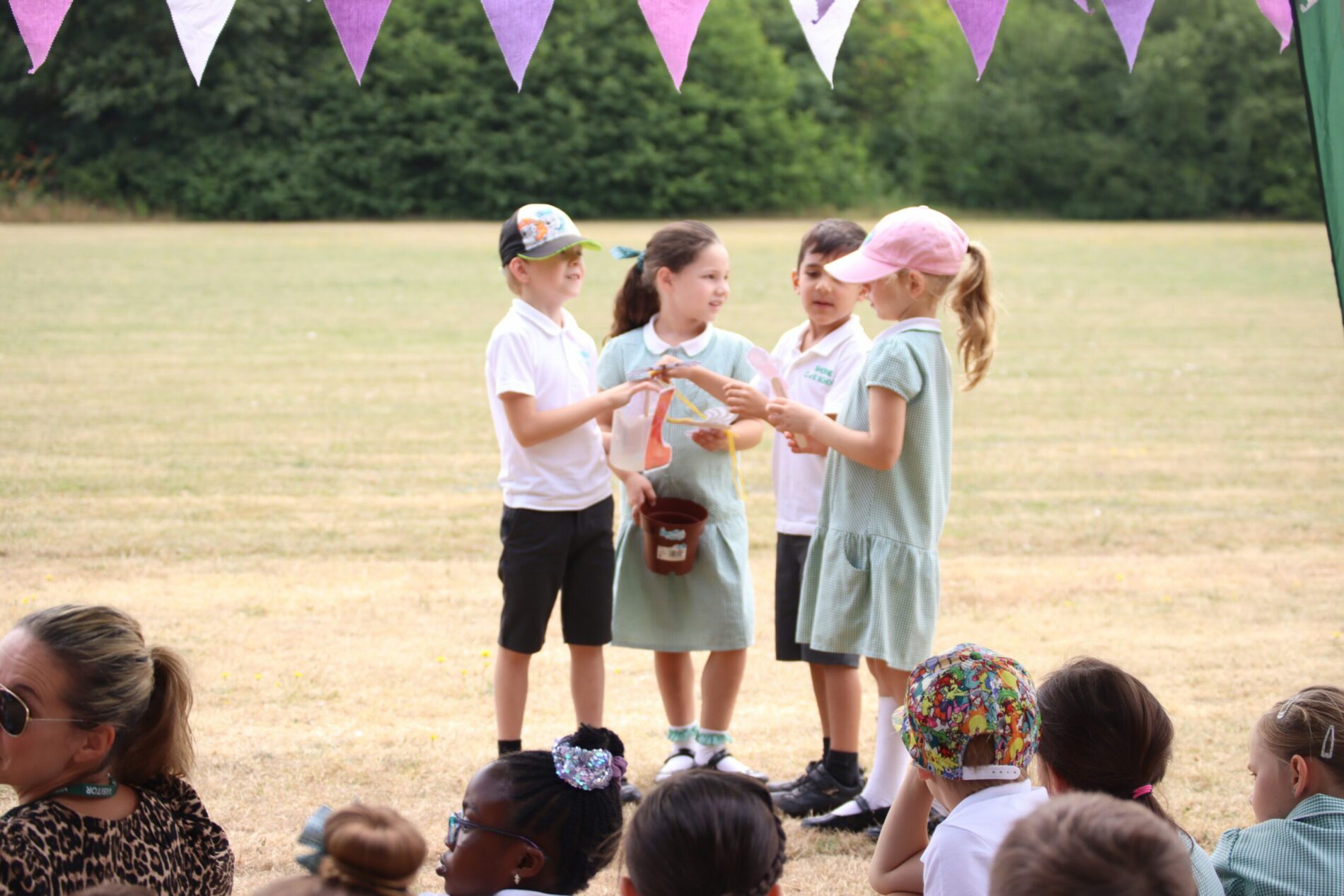 shorne primary school pupils performing storytelling at aletheia academies trust