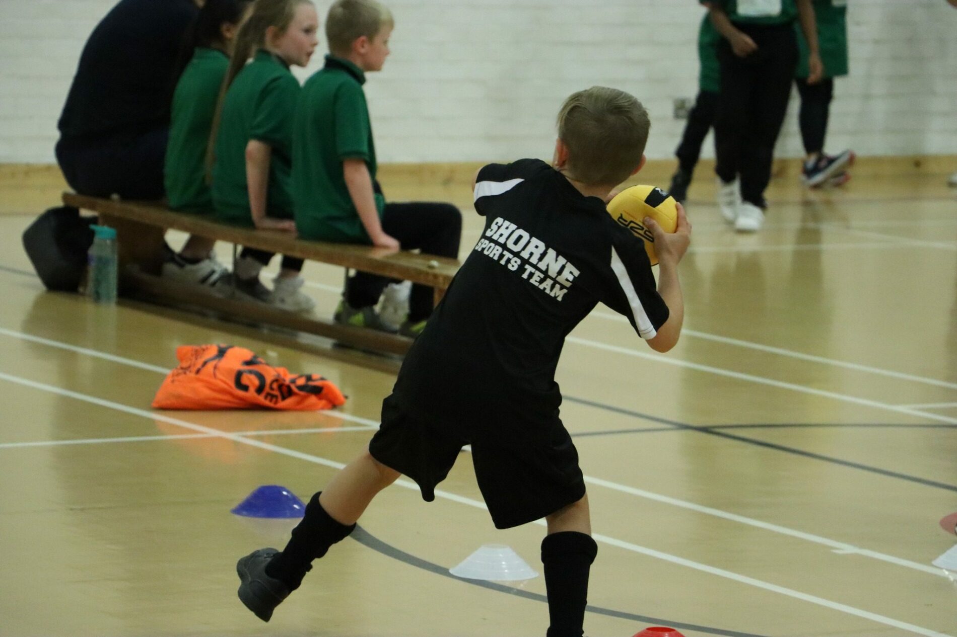 308617619_551386786788608_760729658778842480_n Playing dodgeball at shorne primary school in PE lessons