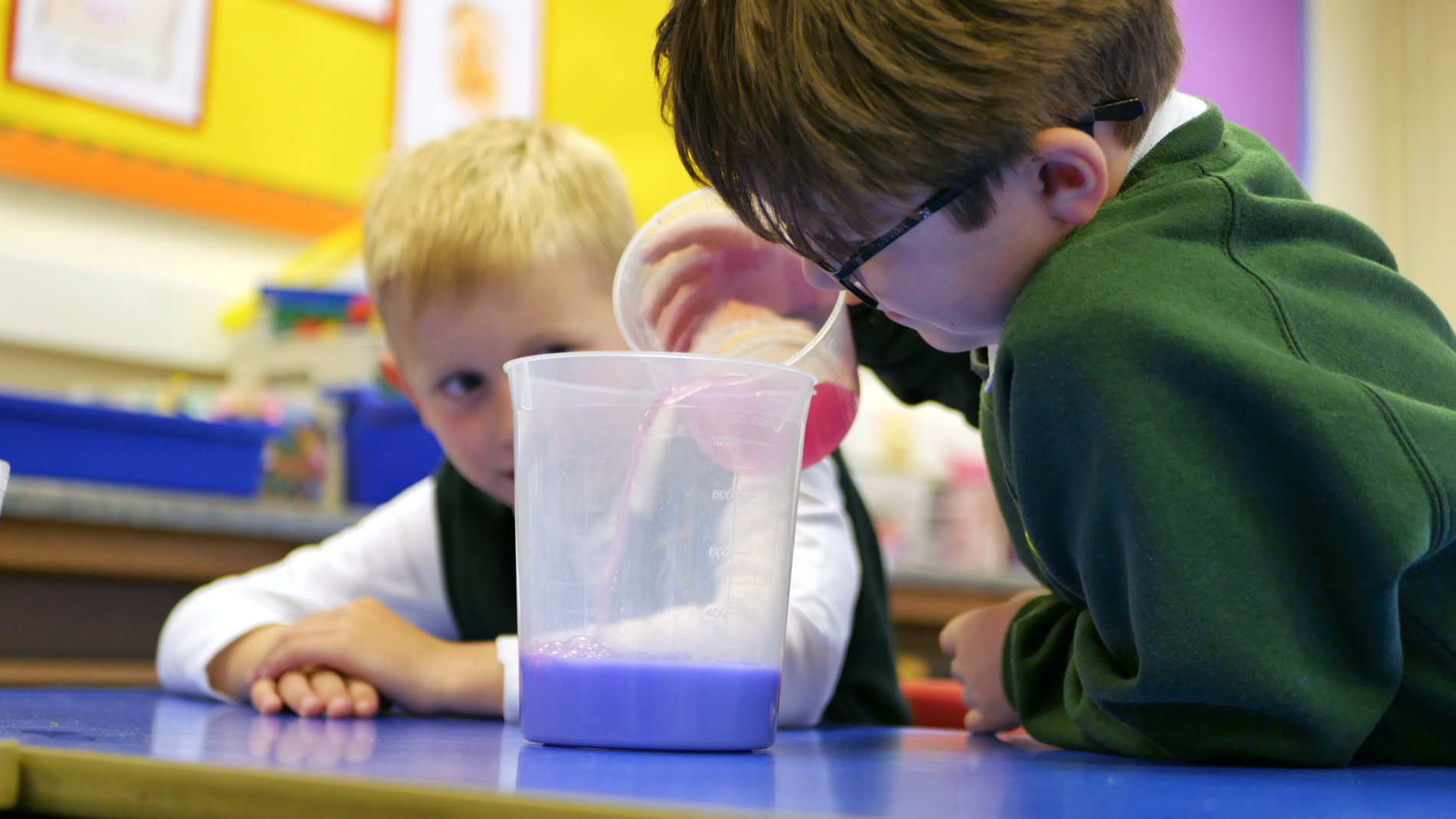 P1190363 children in science lessons learning about ratios
