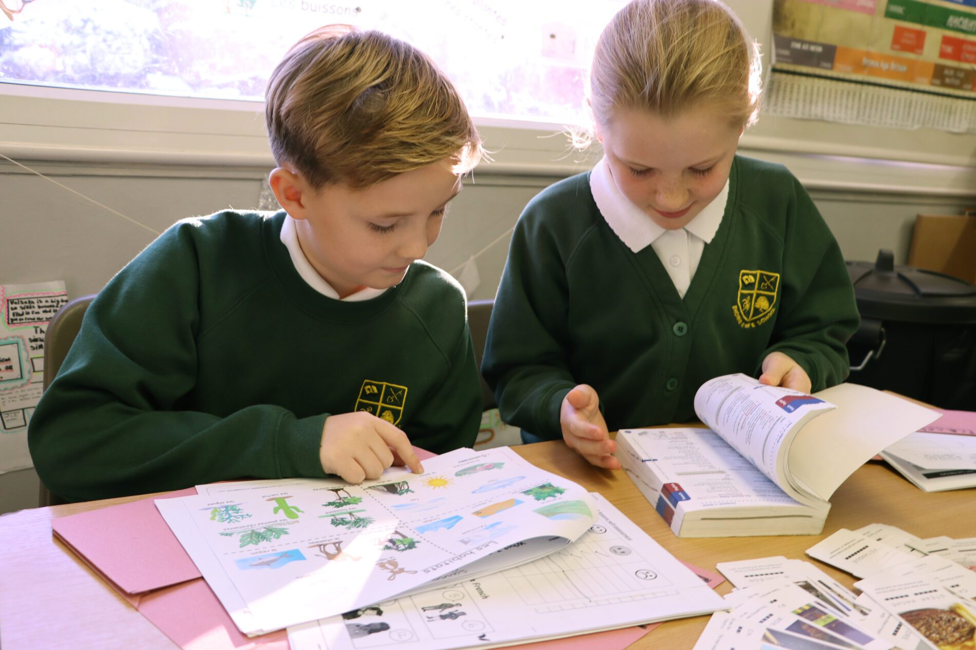 IMG_8434 pupils at shorne primary school learning french