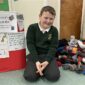 harry from shorne primary school collecting socks for medway street angels